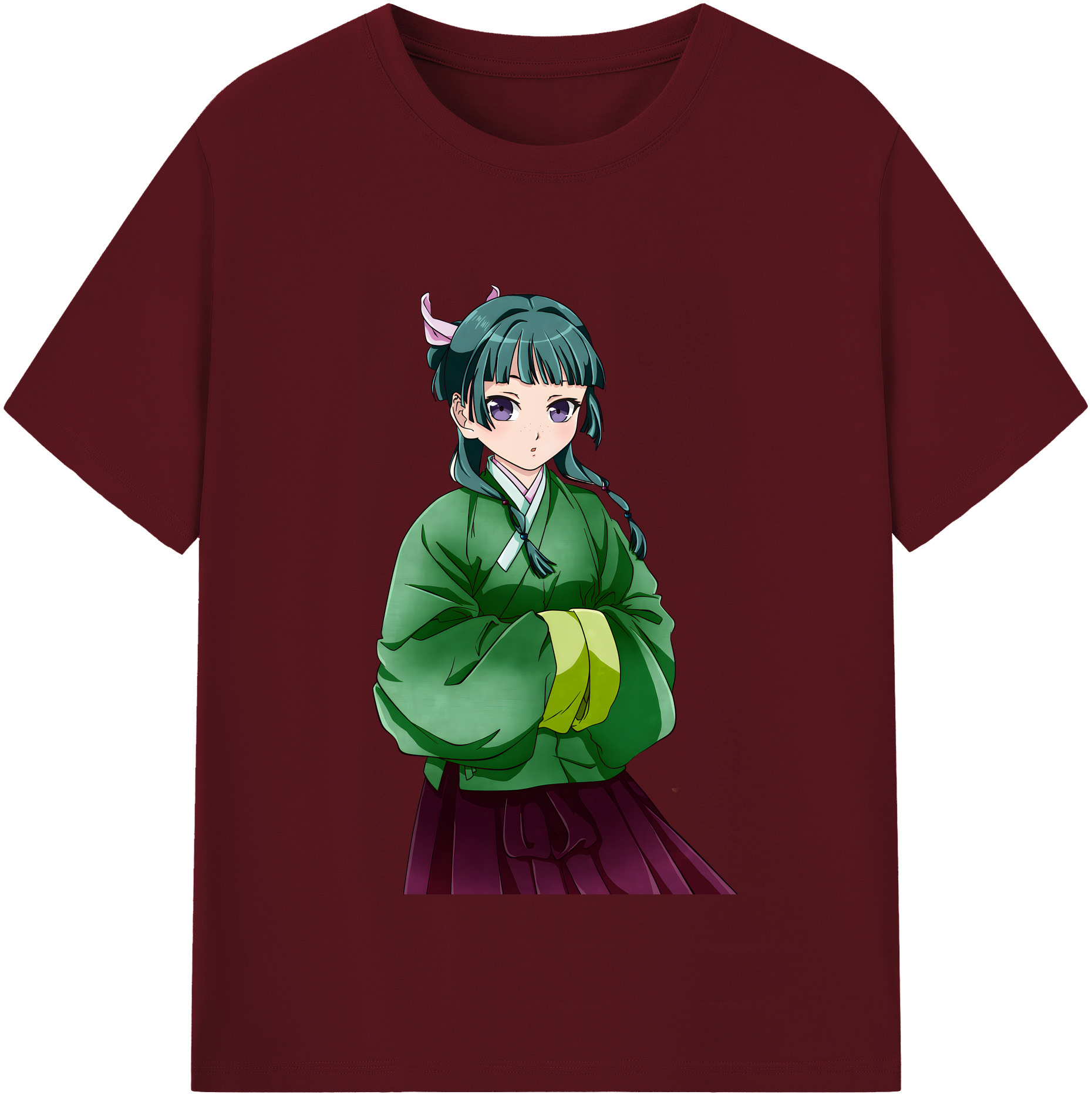 （画像用） 薬屋のひとりごと The Apothecary Diaries 綿100％半袖Tシャツ（フロントプリント）